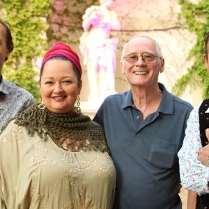 Wolfgang Fifi Pissecker, Tini Kainrath, Rudi Koschelu und Tommy Hojsa - Weanarisch gredt © Katharina Schiffl