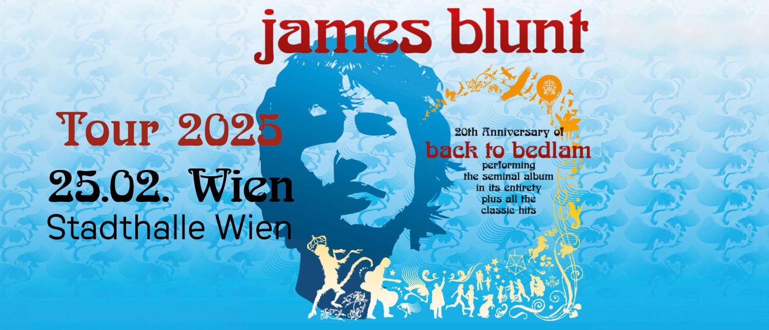 James Blunt 2025 1500x644 © Arcadia Live GmbH