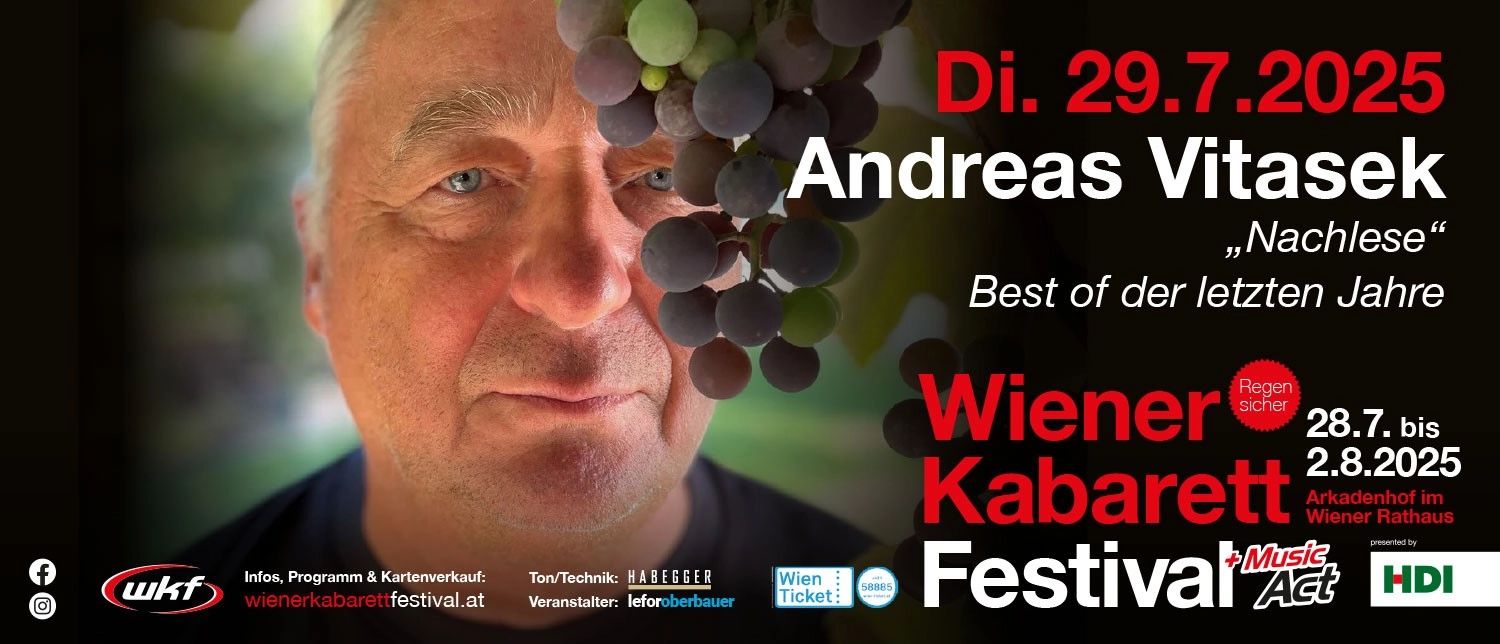 Andreas Vitasek - Kabarettfestival 1500x644 © Lefor Oberbauer