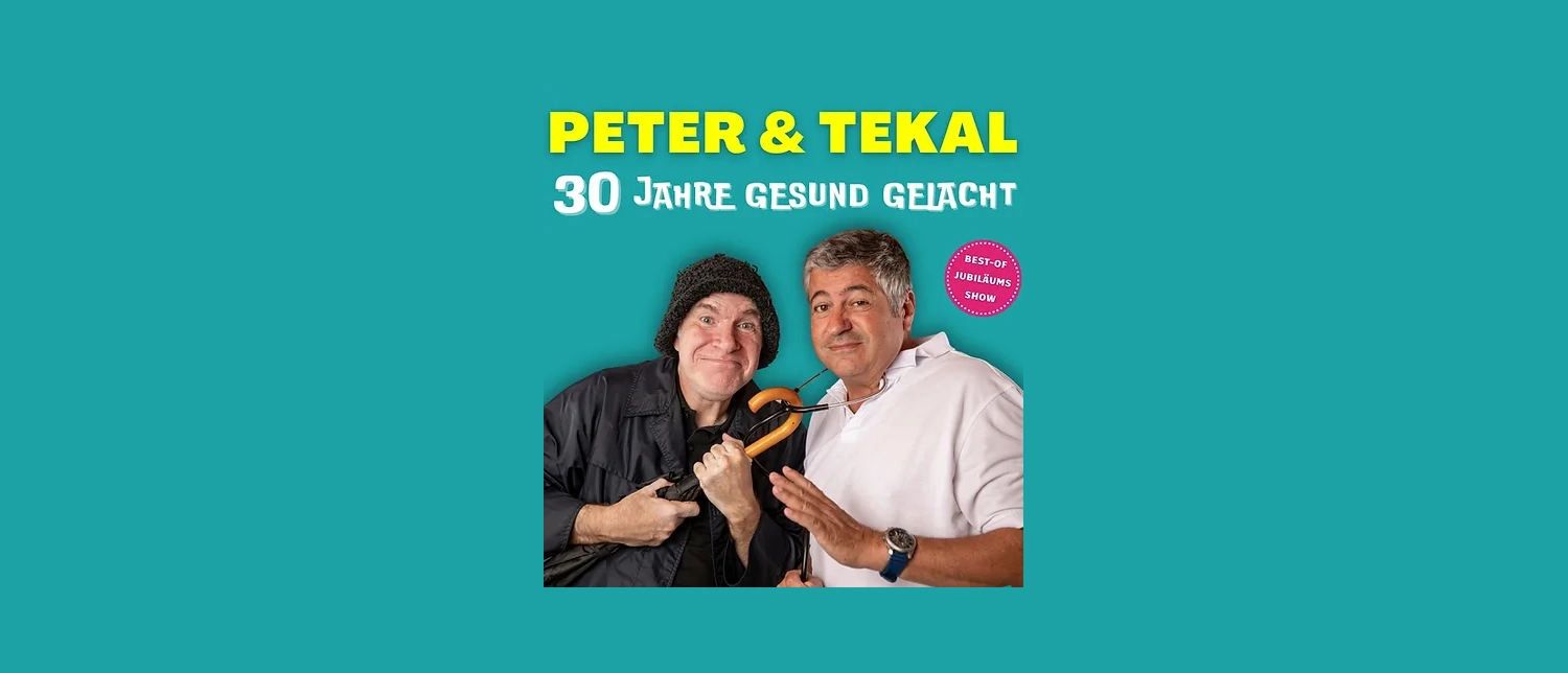 Peter & Tekal 30 Jahre gesund gelacht 1500x644 © CasaNova Vienna