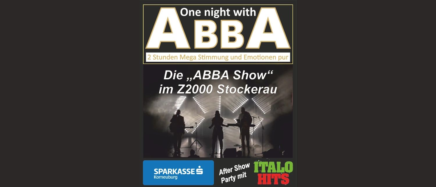 ABBA Show + Italo Hits © Z-2000 Veranstaltungszentrum Sparkassaplatz 2